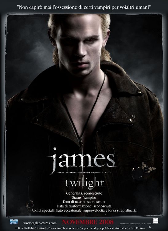 Character Poster Italiano Per Twilight James 89316