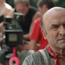Ivano Marescotti sul set del cortometraggio Il mio ultimo giorno di guerra