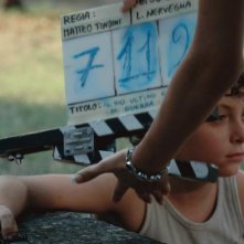 Nicola Alpi sul set del cortometraggio Il mio ultimo giorno di guerra