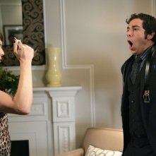 Zachary Levi e Melinda Clarke nell'episodio 'Chuck vs the Seduction' della serie tv Chuck