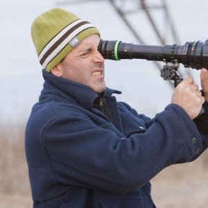 Il regista D.J. Caruso sul set del film Eagle Eye