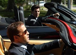 Jeremy Piven in una scena dell'episodio 'The All Out Fall Out' della quinta stagione di Entourage