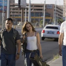Michael Peña, Rachel McAdams e Tim Robbins in un'immagine del film The Lucky Ones