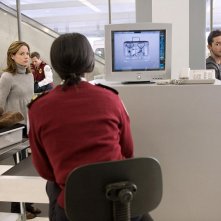 Shia LaBeouf e Michelle Monaghan in una scena di Eagle Eye