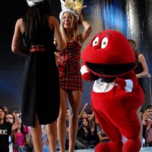 Una foto delle due sexy Veline Federica Nargi e Costanza Caracciolo con il Gabibbo