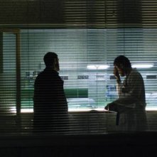 Una suggestiva sequenza della fiction Crimini bianchi, su Canale5