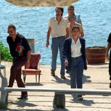 Beppe Fiorello e Donatella Finocchiaro in una scena del film I galantuomini