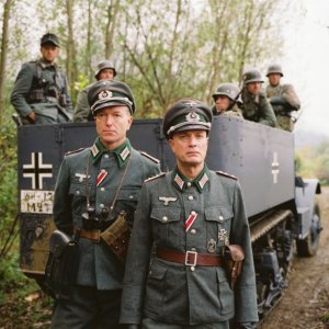 Ralph Palka e Christian Berkel in una scena del film Miracolo a Sant'Anna