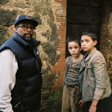 Spike Lee Matteo Sciabordi E Leonardo Borzonaca Sul Set Del Film Miracolo A Sant Anna 90139