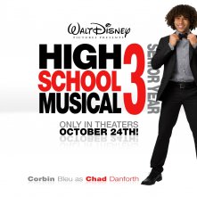 Un wallpaper di High School Musical 3 con l'atletico Corbin Bleu