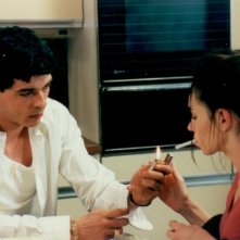 Alessandro Gassman con Beatrice Dalle in una sequenza del film Toni