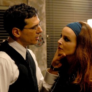 Violante Placido e Stefano Dionisi nella fiction Una madre