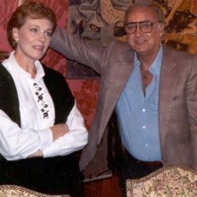 Julie Andrews e Arturo La Pegna sul set di Cin Cin
