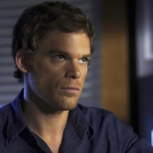 Michael C. Hall in una scena dell'episodio Our Father della serie tv Dexter