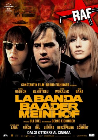 La locandina italiana del film La banda Baader Meinhof