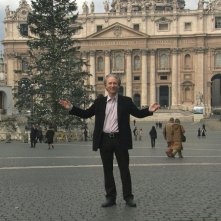 Bill Maher a Città del Vaticano in un'immagine del documentario Religulous