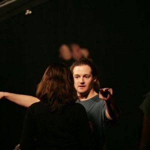 Brando De Sica sul set del film Parlami di me