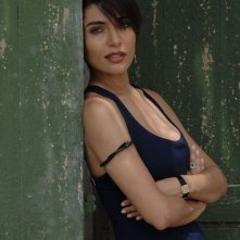 Caterina Murino sul set di The Garden of Eden