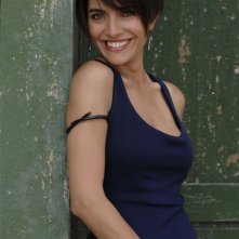 L'attrice Caterina Murino sul set del film The Garden of Eden
