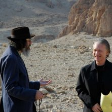 Larry Charles e Bill Maher sul set del documentario Religulous