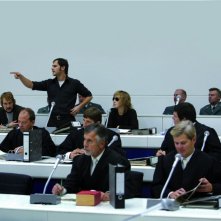 Niels Bruno Schmidt, Moritz Bleibtreu e Johanna Wokalek in un'immagine del film La banda Baader Meinhof