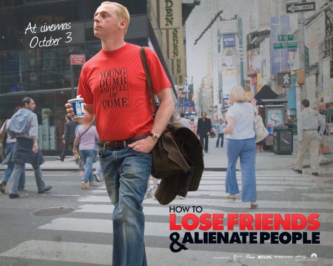 Wallpaper Del Film How To Lose Friends And Alienate People Con Simon Pegg 91221