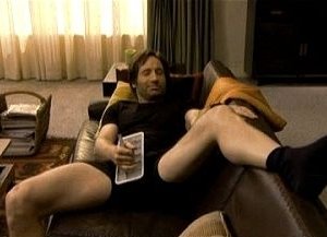 David Duchovny in una scena dell'episodio 'Slip of the Tongue' della seconda stagione di Californication