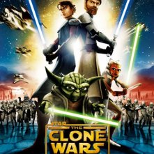 La locandina italiana di Star Wars: The Clone Wars