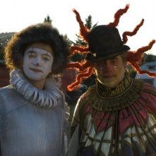 Una foto scattata sul set di Magique!