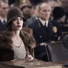 Angelina Jolie interpreta Christine Collins nel film Changeling diretto da Clint Eastwood