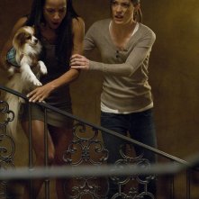 Dania Ramirez e Jennifer Carpenter in una sequenza dell'horror Quarantine