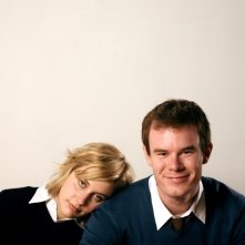 Greta Gerwig e Joe Swanberg in un'immagine promozionale del film Nights and Weekends