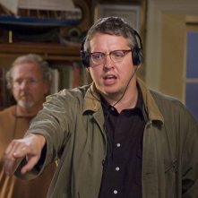 Il regista Adam McKay sul set del film Fratellastri a 40 anni