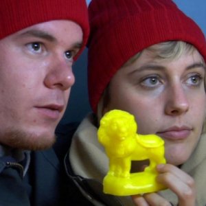 Joe Swanberg e Greta Gerwig in un'immagine del film Nights and Weekends