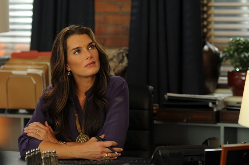 Brooke Shields in un episodio di Lipstick Jungle