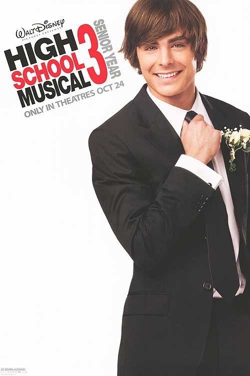 Carahcter Poster Per High School Musical 3 Zac Efron 92207