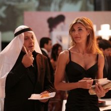 Enrico Brignano in una scena del film televisivo Vip, diretto dai fratelli Vanzina