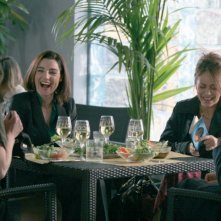 Il cast di Amiche Mie: Margherita Buy (di spalle) Cecilia Dazzi, Elena Sofia Ricci e Luisa Ranieri