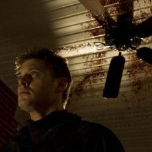 Jensen Ackles in una scena del film My Bloody Valentine 3D