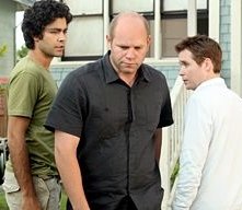 Adrian Grenier, Domenick Lombardozzi e Kevin Connolly in una scena dell'episodio 'Redomption' della quinta stagione di Entourage