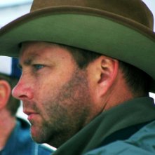 Il regista Christopher N. Rowley sul set del film Quel che resta di mio marito