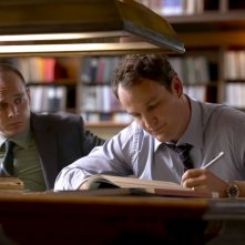 Jason Clarke con Ethan Embry nell'episodio 'Let Rome in Tiber Melt' della terza stagione di Brotherhood