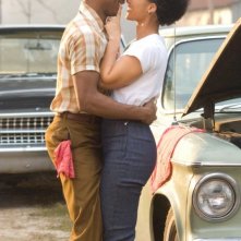 Nate Parker e Alicia Keys in una scena del film La vita segreta delle api