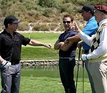 Paul Ben Victor Jeremy Piven Phil Mickelson E Martin Landau In Una Scena Dell Episodio Redomption Della Quinta Stagione Di Entourage 92544