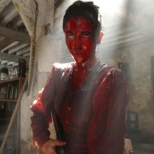 Karina Testa in una scena del film Frontière(s)