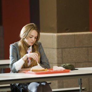 Lindsay Lohan intepreta Hanna nell'episodio 'Granny Pants' della serie tv Ugly Betty