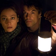 Giovanna Mezzogiorno e Campino in una scena del film Palermo Shooting
