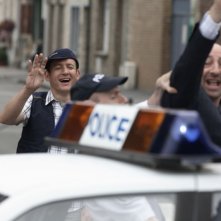 Dany Boon e Kad Merad in un'immagine della commedia Giù al nord