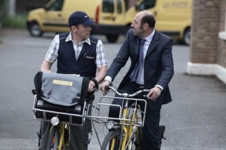 Dany Boon e Kad Merad in una scena della commedia Giù al nord
