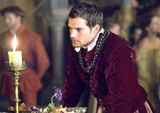 L'attore Henry Cavill nella seconda stagione della serie televisiva I Tudors - Scandali a corte
